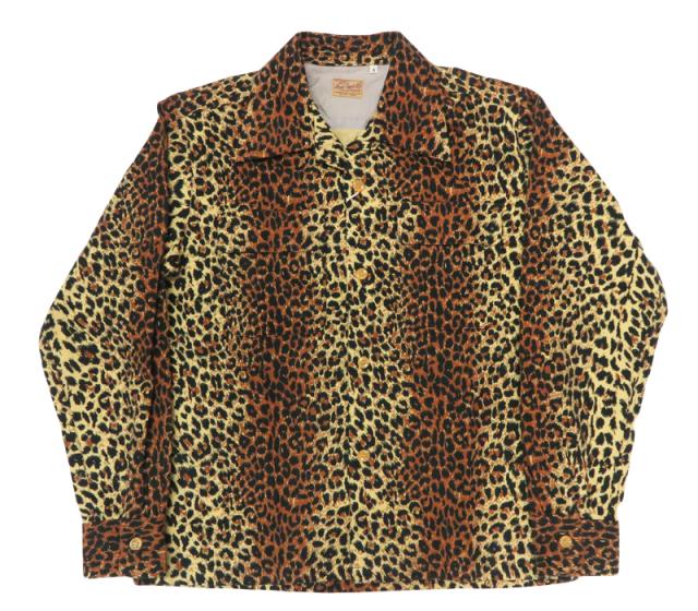 Style Eyes スタイルアイズ レオパード柄 長袖 フランネルスポーツシャツ Mid 1950s Style Flannel Sports Shirt “LEOPARD” SE29575 【2025年秋冬新作】