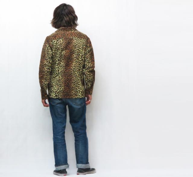 Style Eyes スタイルアイズ レオパード柄 長袖 フランネルスポーツシャツ Mid 1950s Style Flannel Sports Shirt “LEOPARD” SE29575 【2025年秋冬新作】