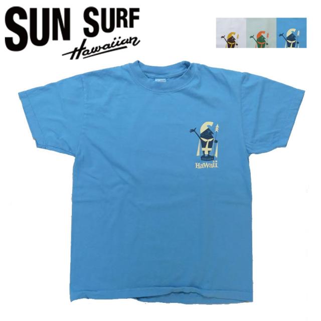 サンサーフ SUN SURF 半袖 Tシャツ “HAWAII” by 柳原良平 with MOOKIE SS79568
