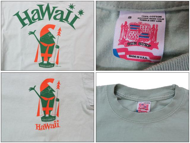 サンサーフ SUN SURF 半袖 Tシャツ “HAWAII” by 柳原良平 with MOOKIE SS79568
