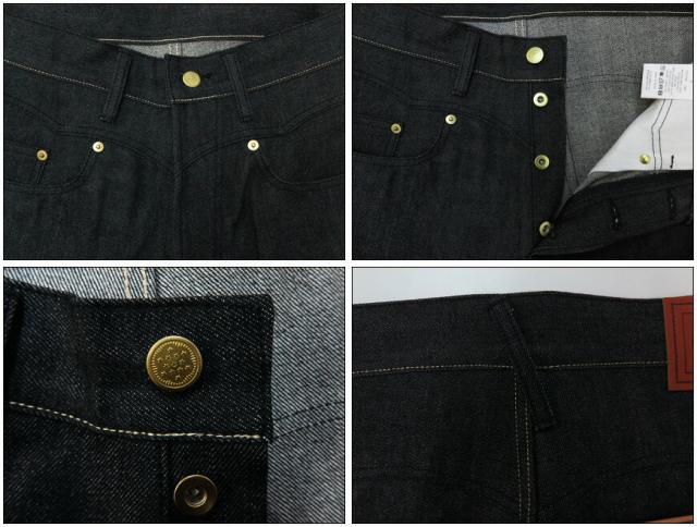 GANGSTERVILLE THUG DENIM IRON CROSS BLACK