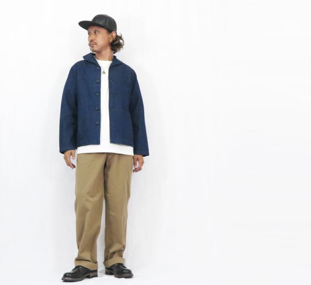 JELADO ジェラード ヘチマ襟 カバーオール  U.S.Navy Dungaree Jumper 青タグ LAST RESORT CT12316 【2025年秋冬新作】