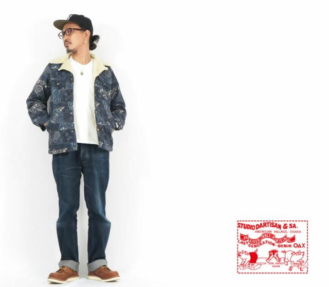 ダルチザン ステュディオ・ダ・ルチザン STUDIO D'ARTISAN 刺繍 トラック ジャケット ジャージ 8043