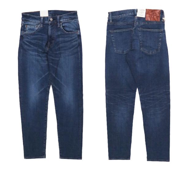 SPELLBOUND アンクルカット テーパードジーンズ ストレッチデニム ブラスト 40-208D-28-3