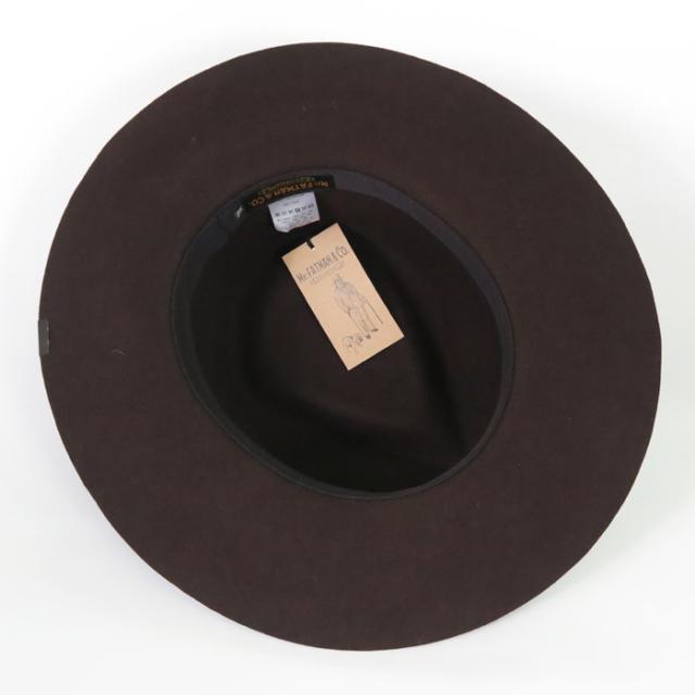 J.J. WILLIAMS By Mr.FATMAN ミスターファットマン ウールフェルトハット Gambler 6253002