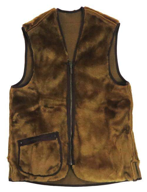 Barbour フロントジップ ファー ライナー ベスト レギュラーフィット MLI0004