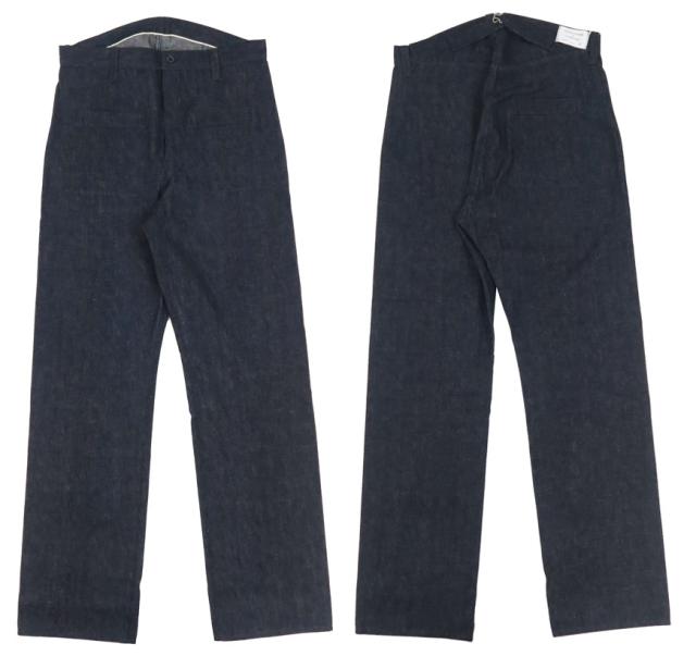 WAREHOUSE Lot 1237 1900’S INDIGO BLUE and WHITE CHECK WAIST OVERALL