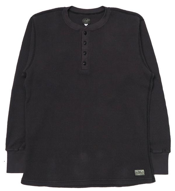 DALLES & CO ダリーズ&コー 30's ヘンリーネック 長袖 ワッフル サーマル カットソー 2230HT