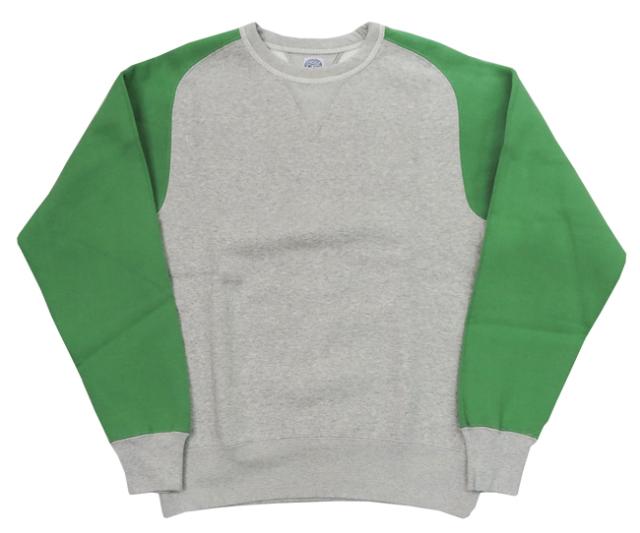 JELADO ジェラード フリーダムスリーブ 丸胴 クルーネックスウェット 2 TONE AB82250