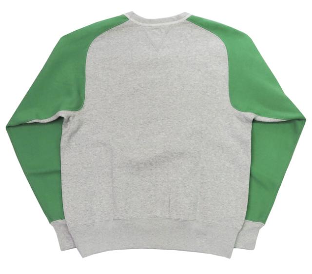 JELADO ジェラード フリーダムスリーブ 丸胴 クルーネックスウェット 2 TONE AB82250