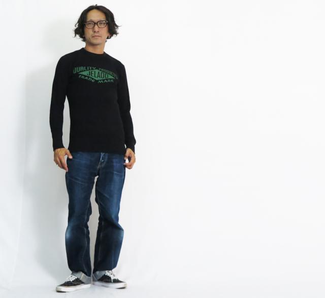 JELADO ジェラード メガサーマル クルーネック 長袖 Official Logo AB94234