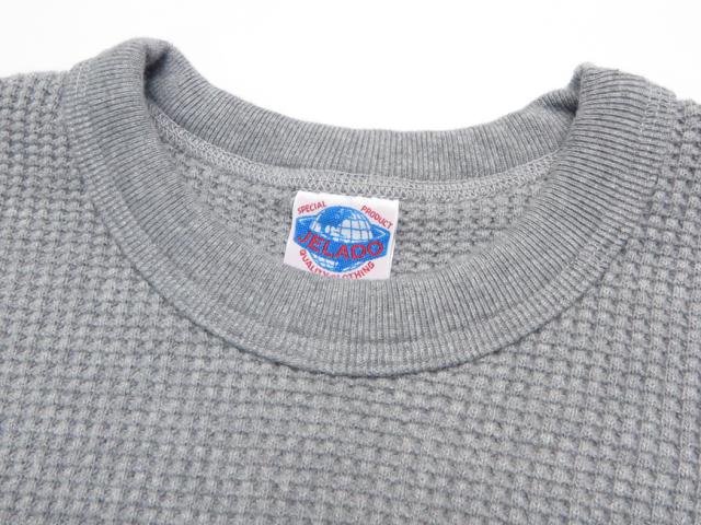 JELADO ジェラード メガサーマル クルーネック 長袖 ソルトアンドペッパー AB94237S