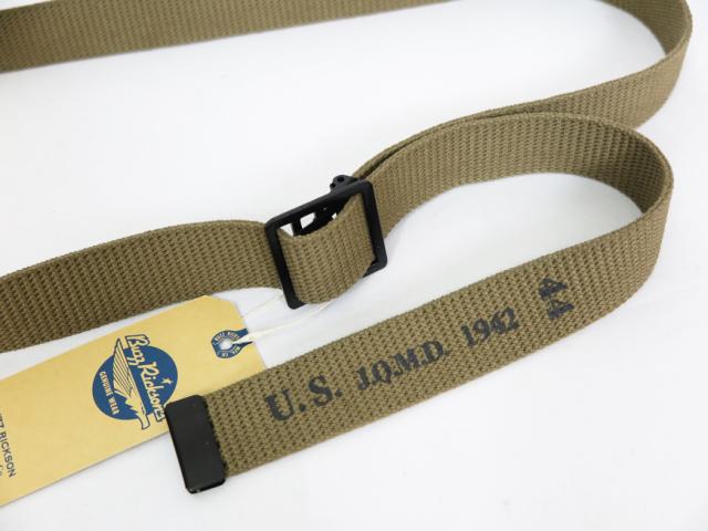 BUZZ RICKSON'S バズリクソンズ GI トラウザーズベルト M-1937 BR02719