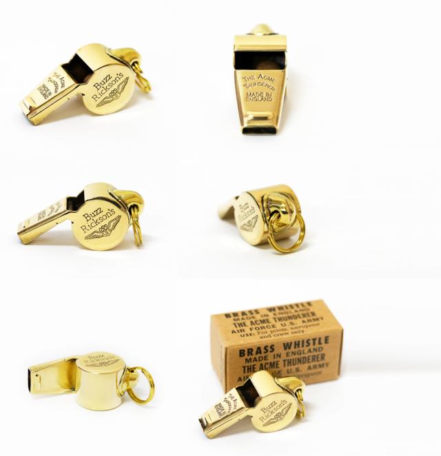 バズリクソンズ Buzz Rickson's ホイッスル 笛 ミリタリー ブラス イギリス・ アクメ社製 BR02763