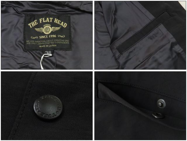 フラットヘッド THE FLAT HEAD 60/40クロス コーチジャケット MOTORCYCLE RACE FN-OJ-NC006