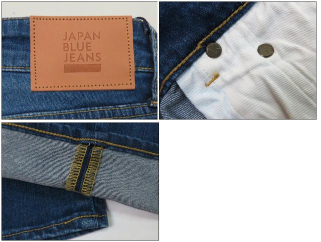 JAPAN BLUE JEANS ストレッチ 12oz ハイパーストレッチ テーパードジーンズ ライトインディゴ JBAG11023A