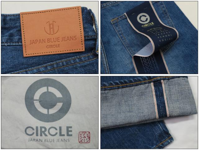 JAPAN BLUE JEANS ジャパンブルー ジーンズ CIRCLE #5 ルーズ 12.5oz アフリカ綿 ユーズドウォッシュ ヴィンテージセルヴィッチ デニム J504 (MID) JBAG15043A