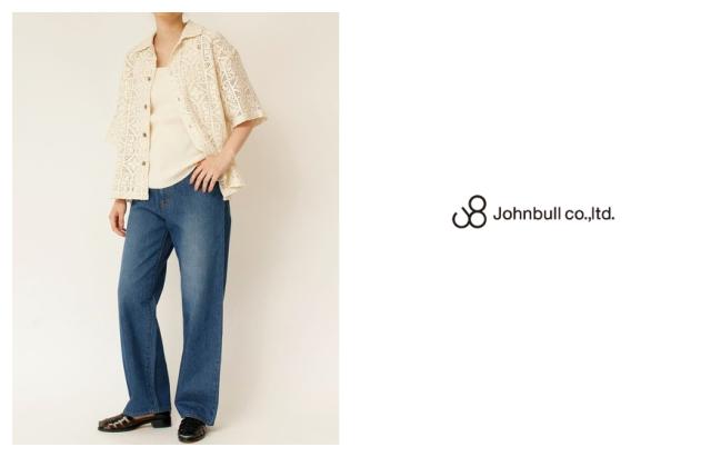 ジョンブル JOHNBULL 11.5oz デニム ワイド ジーンズ DENIM DELIGHT DAYS JY231P06