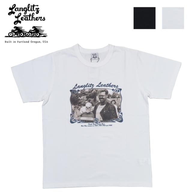 ラングリッツレザーズ Langlitz Leathers 半袖Tシャツ プリント LLC-003 DHC-3