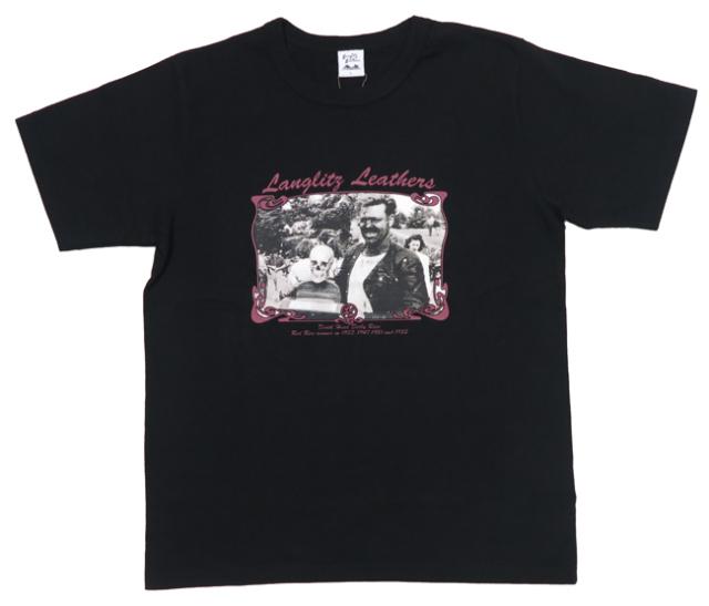 ラングリッツレザーズ Langlitz Leathers 半袖Tシャツ プリント LLC-003 DHC-3