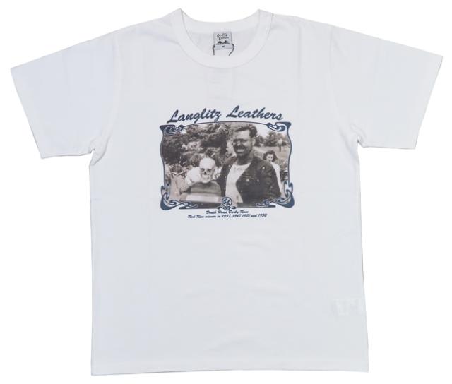 ラングリッツレザーズ Langlitz Leathers 半袖Tシャツ プリント LLC-003 DHC-3