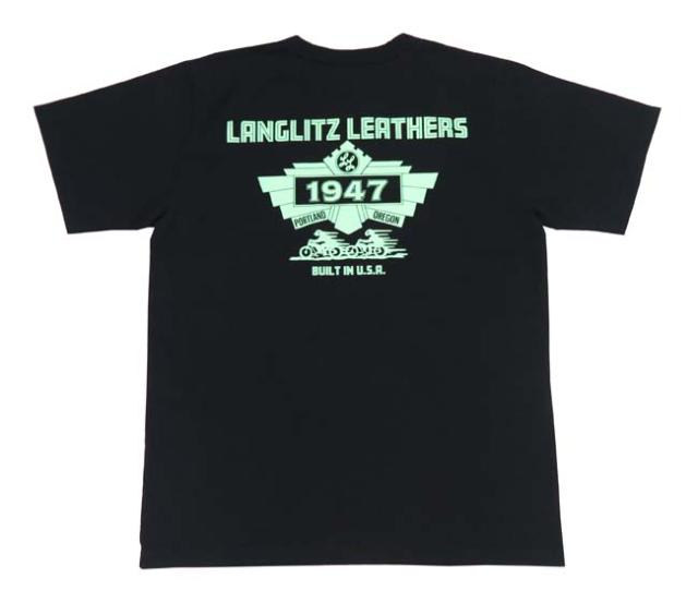 ラングリッツレザーズ Langlitz Leathers 半袖Tシャツ ロゴプリント LLC-003 LL305