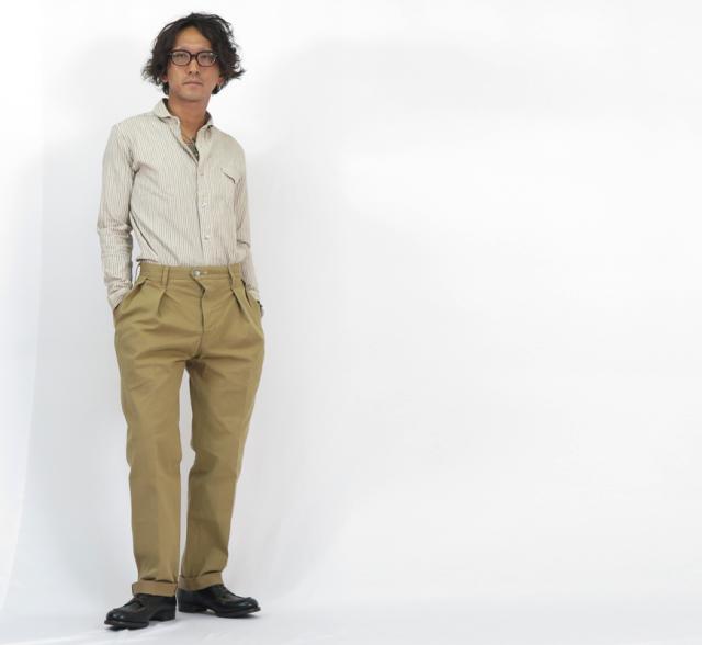 ORGUEIL オルゲイユ フレンチミリタリーチノトラウザーズ OR-1076B