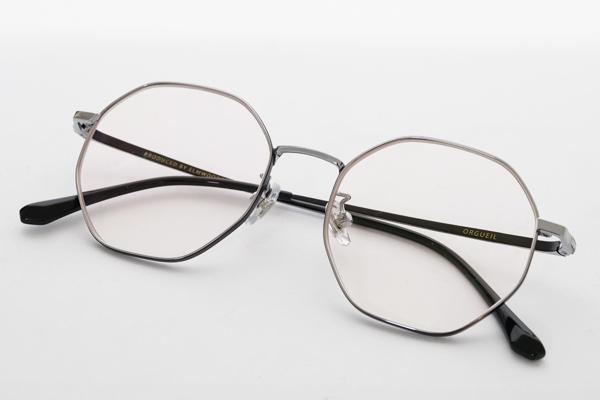 ORGUEIL オルゲイユ オクタゴンメタルフレームグラス OR-7315C