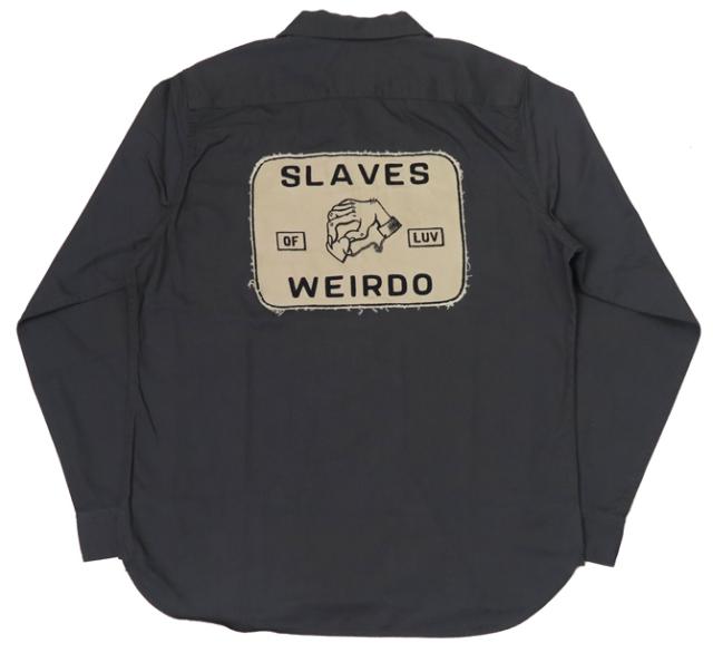 WEIRDO ウィアード 長袖ワークシャツ SLAVES WRD-23-AW-09 GLAD HAND グラッドハンド 