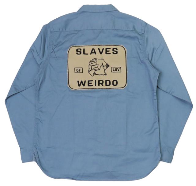 WEIRDO ウィアード 長袖ワークシャツ SLAVES WRD-23-AW-09 GLAD HAND グラッドハンド 