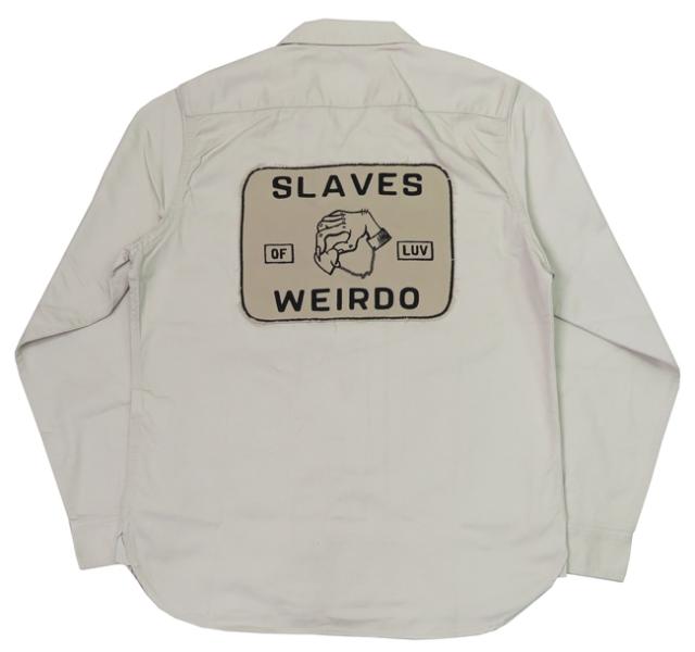 WEIRDO ウィアード 長袖ワークシャツ SLAVES WRD-23-AW-09 GLAD HAND グラッドハンド 