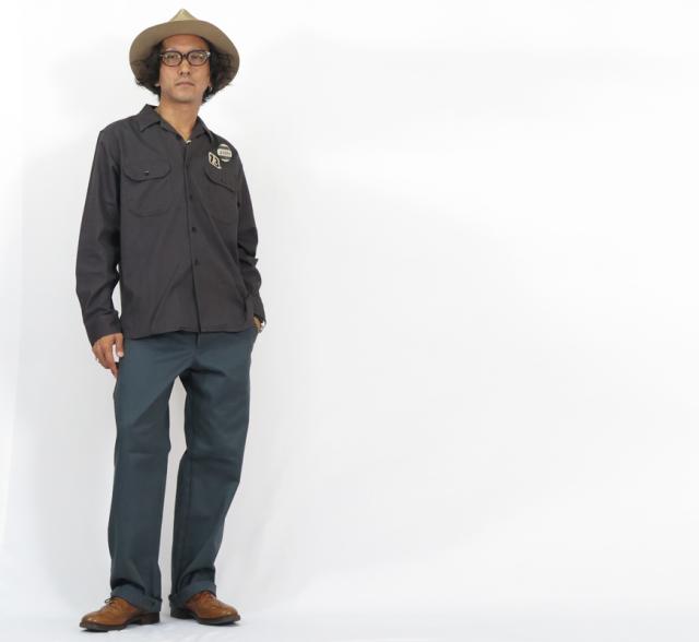 WEIRDO ウィアード 長袖ワークシャツ SLAVES WRD-23-AW-09 GLAD HAND グラッドハンド 