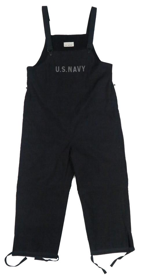 バズリクソンズ Buzz Rickson's デッキトラウザーズ U.S.NAVY オーバーオール ツナギ サロペット ミリタリー BR42588 【2025年秋冬新作】