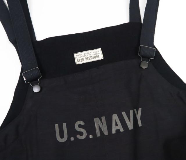 バズリクソンズ Buzz Rickson's デッキトラウザーズ U.S.NAVY オーバーオール ツナギ サロペット ミリタリー BR42588 【2025年秋冬新作】