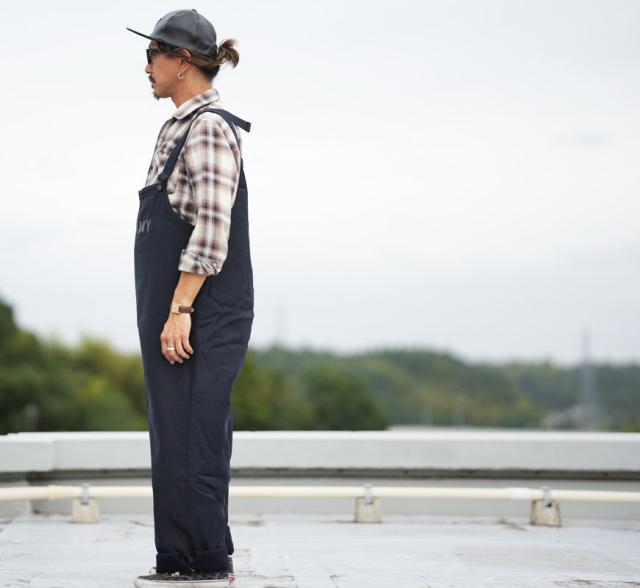 バズリクソンズ Buzz Rickson's デッキトラウザーズ U.S.NAVY オーバーオール ツナギ サロペット ミリタリー BR42588 【2025年秋冬新作】