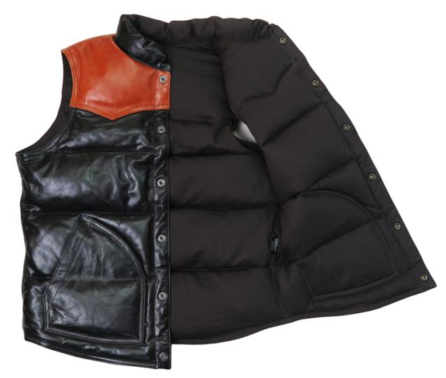 デラックスウェア DELUXEWARE ホースハイド ダウンベスト D-24