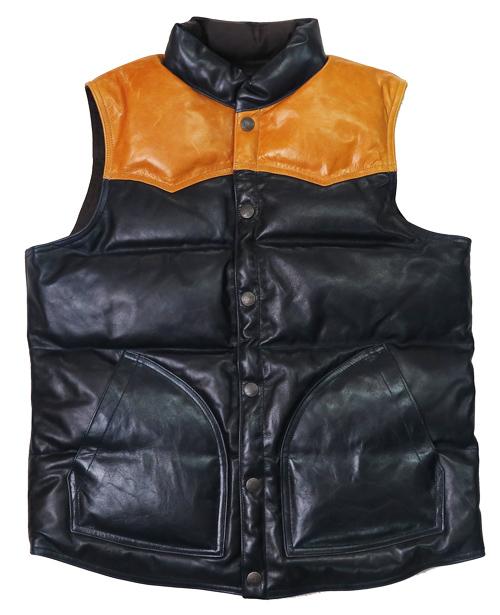 デラックスウェア DELUXEWARE ホースハイド ダウンベスト D-24