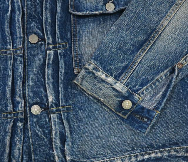 フルカウント FULLCOUNT 2016-2107E スカ刺繍 ファーストモデル 13.7oz デニムジャケット ユーズドウォッシュ More Than Real 1stモデル ジンバブエコットン 【2025年秋冬新作】