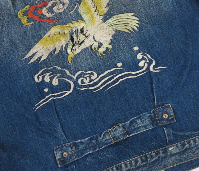 フルカウント FULLCOUNT 2016-2107E スカ刺繍 ファーストモデル 13.7oz デニムジャケット ユーズドウォッシュ More Than Real 1stモデル ジンバブエコットン 【2025年秋冬新作】