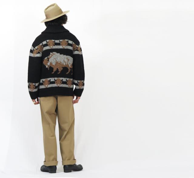 JELADO ジェラード ハンドメイド ウールニット カウチンセーター Grassbag JP83814