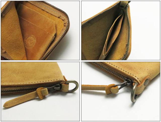 KC'S ケーシーズ ラディーゴレザー 2つ折り ラウンドジップ ウォレット ビルフォード KMB018