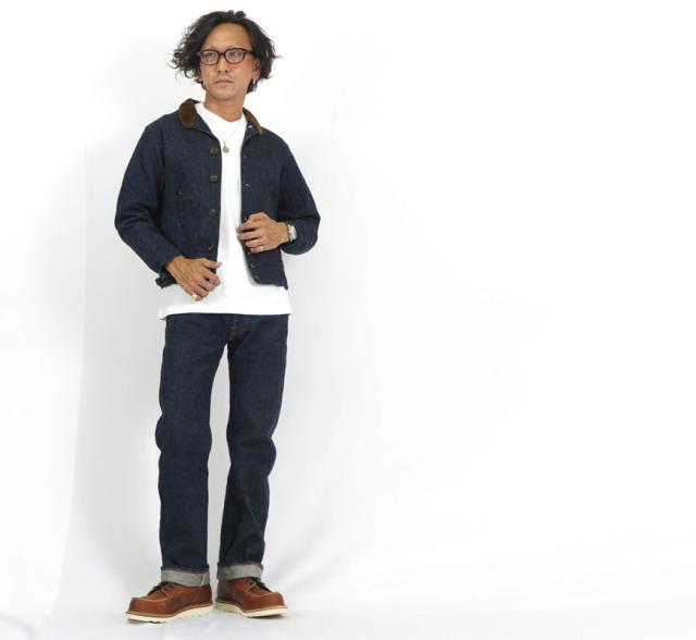 SUGAR CANE Mister Freedom 砂糖黍製 13oz. 阿波藍混右綾デニム コサックジャケット SC15431