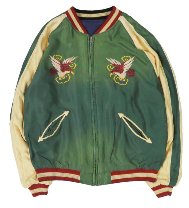 テーラー東洋 テイラー東洋 Tailor Toyo リバーシブル サテン スカジャン エイジング加工モデル SNAKE / SKULL × DRAGON HEAD TT15793-128