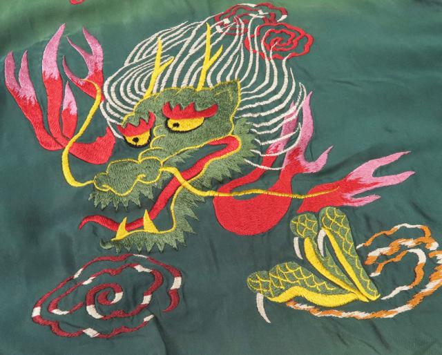 テーラー東洋 テイラー東洋 Tailor Toyo リバーシブル サテン スカジャン エイジング加工モデル SNAKE / SKULL × DRAGON HEAD TT15793-128