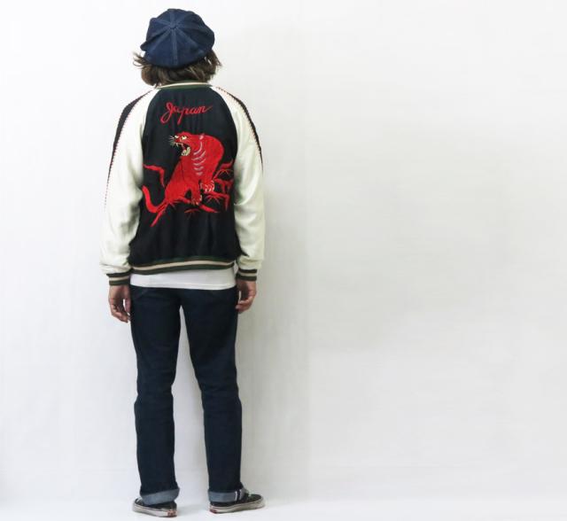 テーラー東洋 テイラー東洋 Tailor Toyo リバーシブル サテン スカジャン エイジング加工モデル RED TIGER × EAGLE TT15793