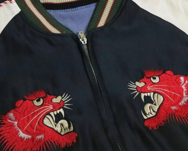 テーラー東洋 テイラー東洋 Tailor Toyo リバーシブル サテン スカジャン エイジング加工モデル RED TIGER × EAGLE TT15793