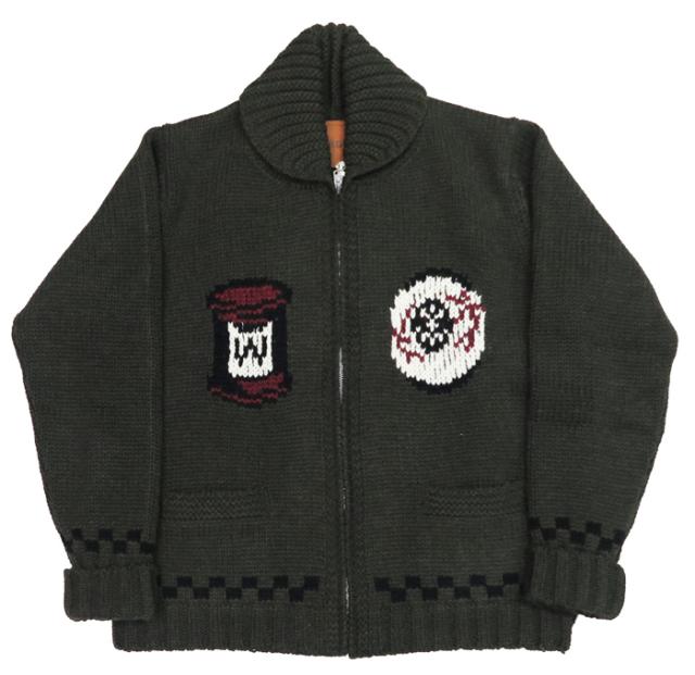 WEIRDO ウィアード シェットランドウール カウチンセーター FUCK U WRD-23-AW-07 GLAD HAND グラッドハンド