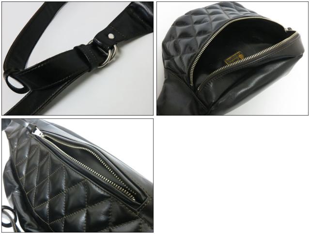 トイズマッコイ TOYS McCOY ホースハイド レザー デュアルブレード パッデッド バッグ  馬革 DUAL BLADE "PADDED" BAG ウエストバッグ ボディバッグ TMA2422【2025年秋冬新作】