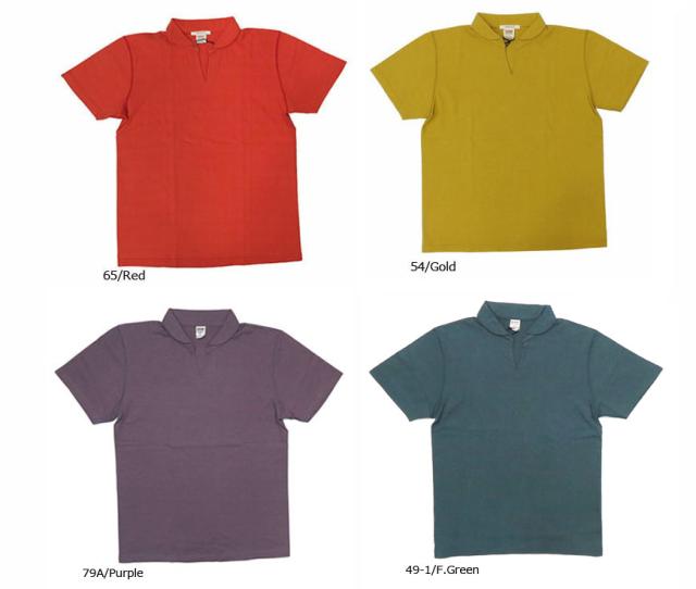 BARNS バーンズ Tシャツ S/S 無地 半袖 VINTAGE ビンテージ スキッパーポロ ユニオンスペシャル BR-7100 BARNS バーンズ Tシャツ S/S 無地 半袖 VINTAGE ビンテージ スキッパー