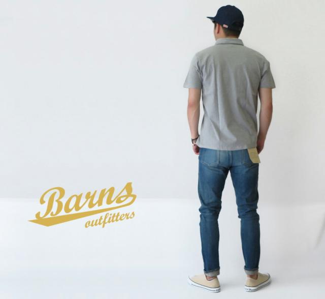 BARNS バーンズ Tシャツ S/S 無地 半袖 VINTAGE ビンテージ スキッパー
